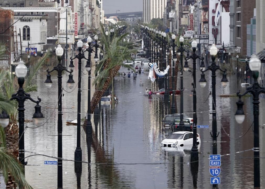 2005: Hurricane Katrina devastates New Orleans